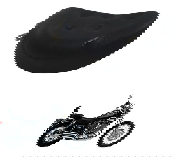 Banco Dianteiro C/detalhe Yamaha Virago Xv 535 94-02 Origina Preto