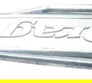 Emblema Tanque Esquerdo Yamaha Drag Star Xvs 650 96-08 Origi Prateado