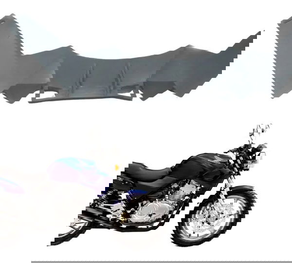 Borracha Acabamento Caixa Interna Honda Cb 500 Cb500 98-05