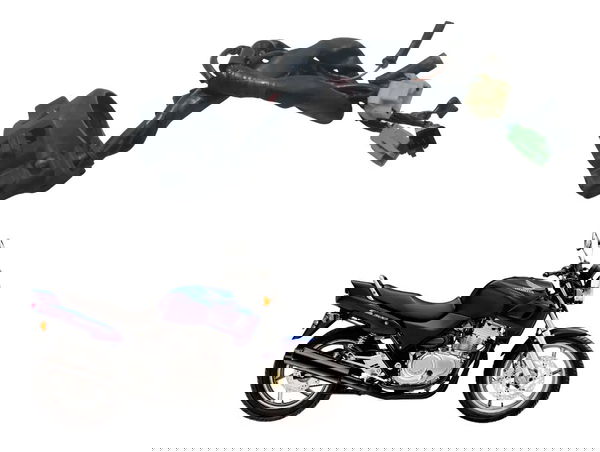 Chave Punho Luz Honda Cb 500 Cb500 98-05 Original