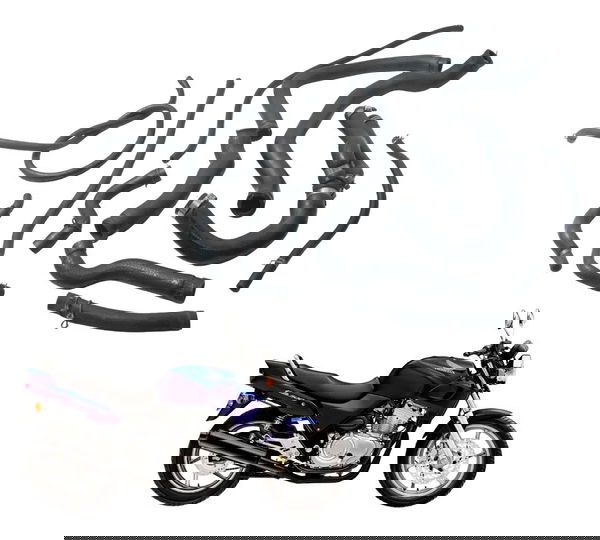 Kit Mangueiras Honda Cb 500 Cb500 98-05 Original