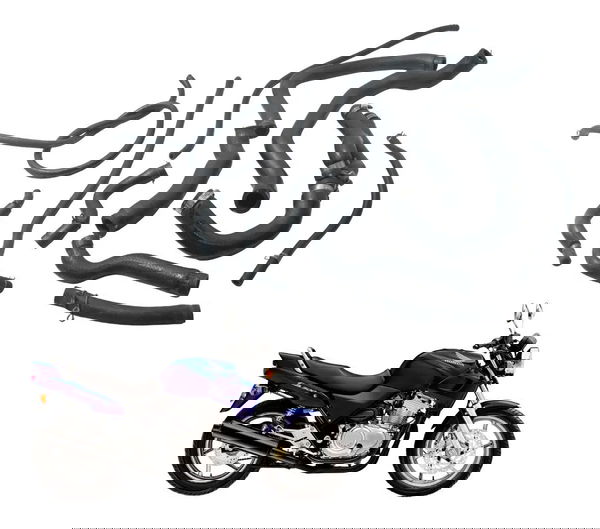 Kit Mangueiras Honda Cb 500 Cb500 98-05 Original