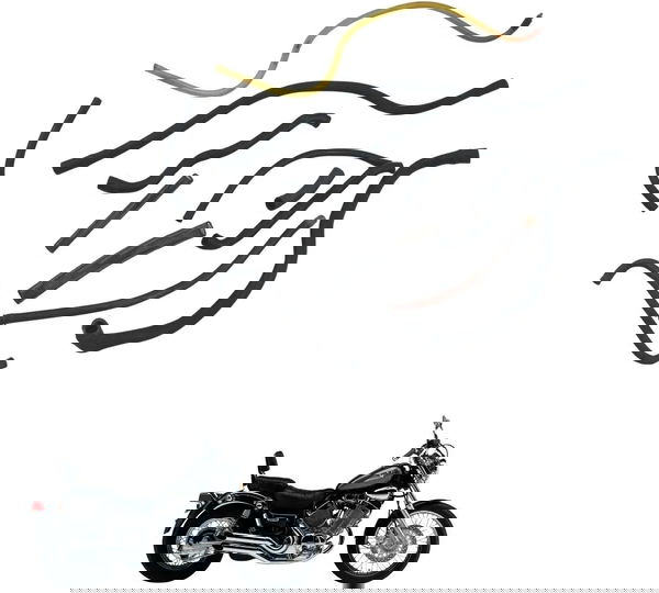 Kit Mangueiras Yamaha Virago Xv 535 94-02 Original