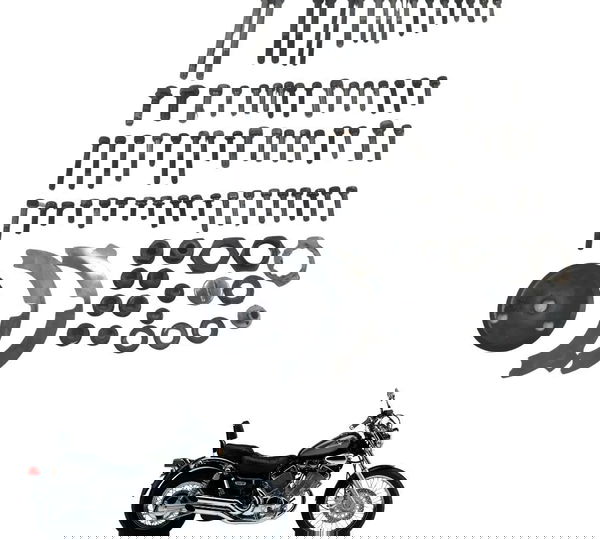 Kit Parafuso Motor Yamaha Virago Xv 535 94-02 Original