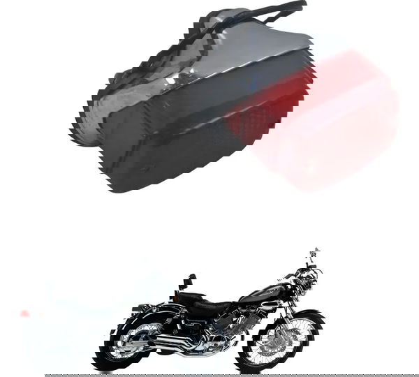 Lanterna Traseira Yamaha Virago Xv 535 94-02 Original Ambos Lados Vermelho