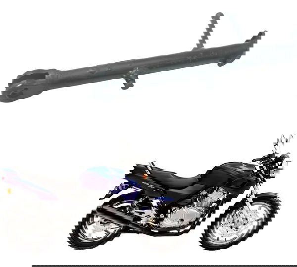 Pedal Descanso Lateral C/detalhes Honda Cb 500 Cb500 98-05 O