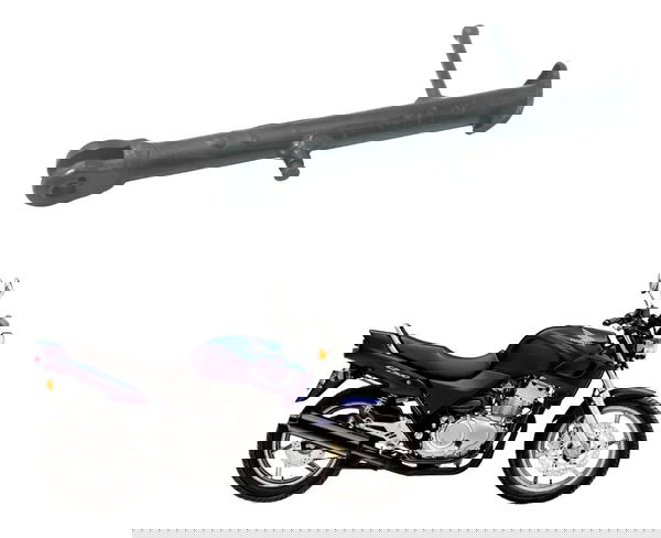 Pedal Descanso Lateral C/detalhes Honda Cb 500 Cb500 98-05 O