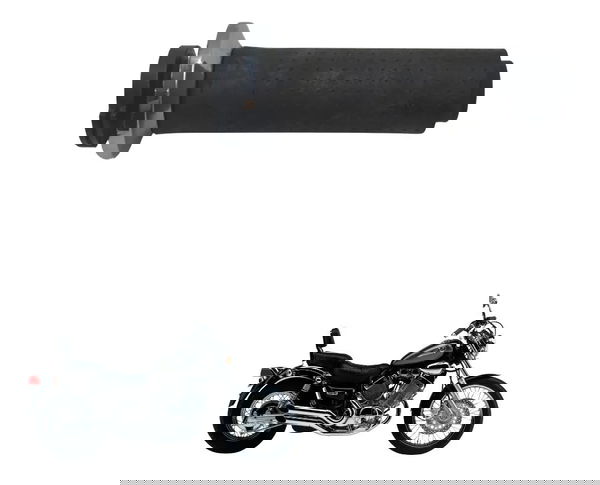 Manopla Dir Acelerador Yamaha Virago Xv 535 94-02 Original Preto