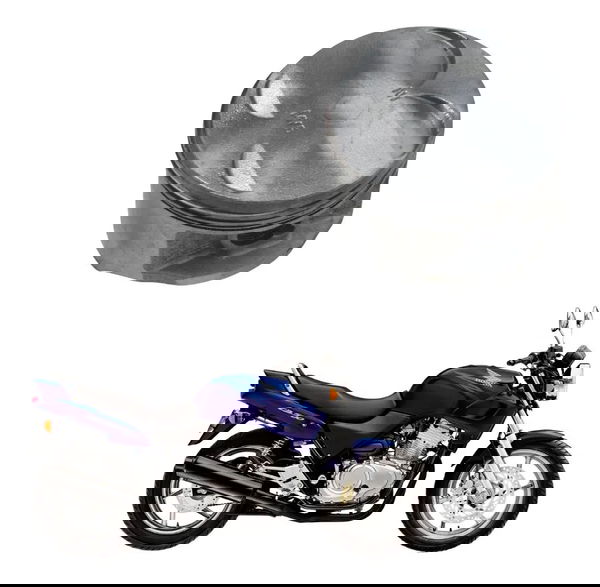 Pistão E Anéis Honda Cb 500 Cb500 98-05 Original