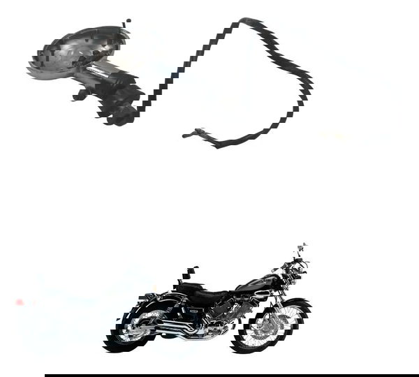 Pisca Traseiro S/ Lente Yamaha Virago Xv 535 94-02 Original Preto