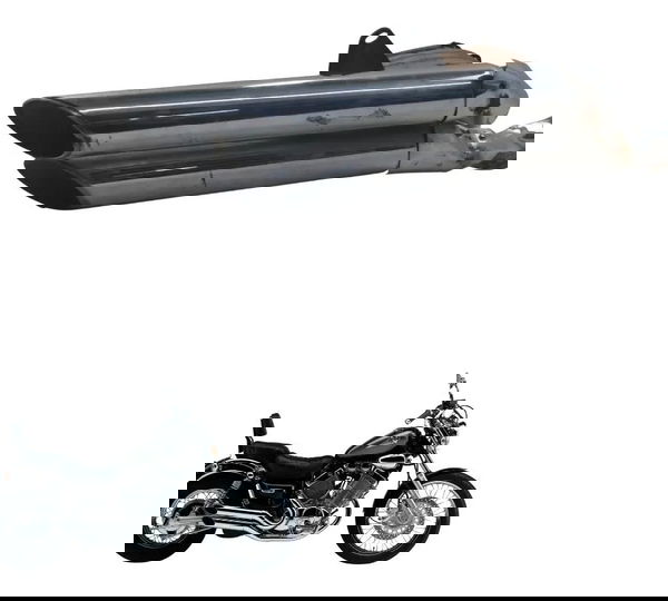 Ponteira Catalizador C/ Avar Yamaha Virago Xv 535 94-02 Orig