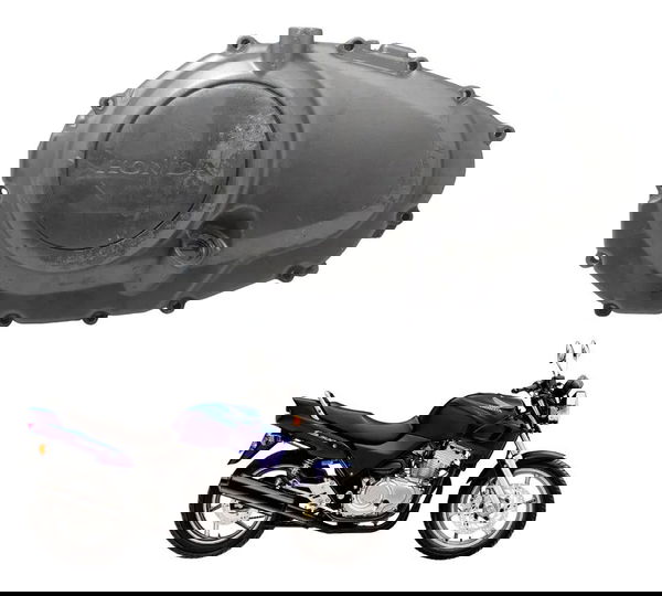 Tampa Motor Embreagem C/detalhes Honda Cb 500 Cb500 98-05 Or