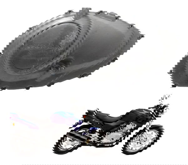 Tampa Motor Embreagem C/detalhes Honda Cb 500 Cb500 98-05 Or