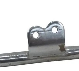 Suporte Pedaleira Dianteira Esq Yamaha Virago Xv 535 94-02 Prateado