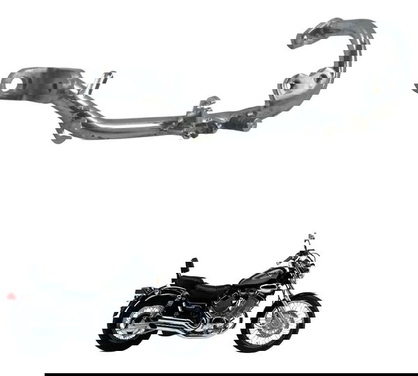 Suporte Pedaleira Dianteira Dir Yamaha Virago Xv 535 94-02 Cinza