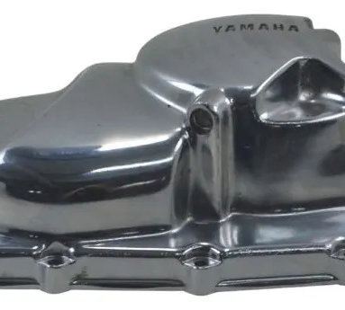 Tampa Embreagem Motor Dir Yamaha Virago Xv 535 94-02 Origina Prateado