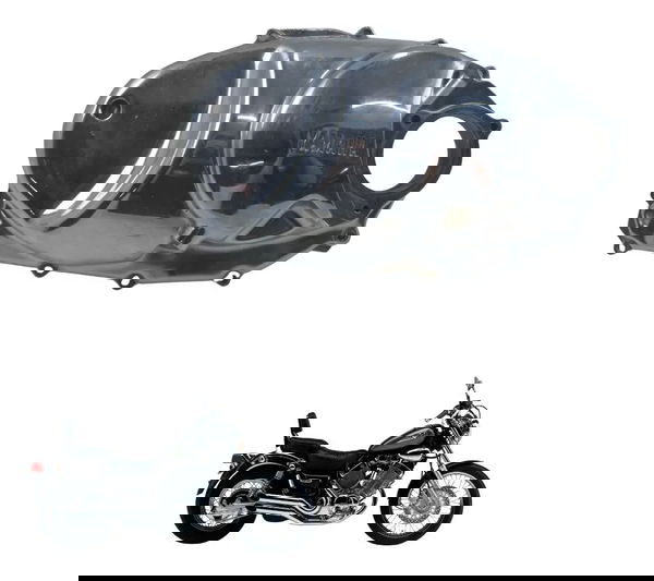 Tampa Embreagem Motor Dir Yamaha Virago Xv 535 94-02 Origina Prateado