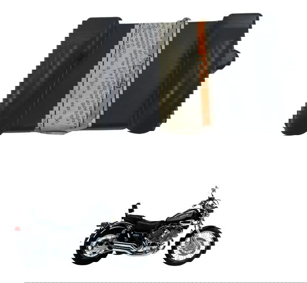 Tampa Caixa Bateria Yamaha Virago Xv 535 94-02 Original Preto