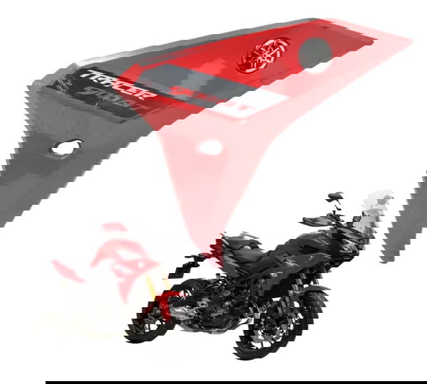 Carenagem Lateral Dir C/ava Yamaha Mt 09 Tracer Gt 20-24 Ori Vermelho