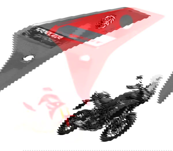 Carenagem Lateral Dir C/ava Yamaha Mt 09 Tracer Gt 20-24 Ori Vermelho