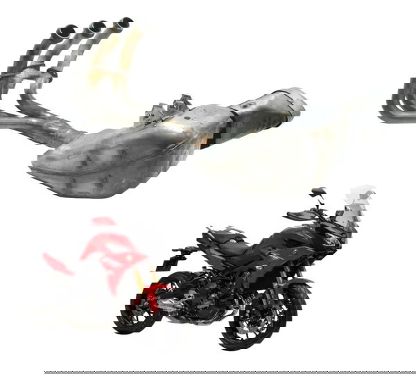 Escape Completo C/detalhes Yamaha Mt 09 Tracer Gt 20-24 Orig