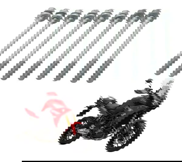 Jogo Parafuso Prisione Cabeçote Yamaha Mt 09 Tracer Gt 20-24