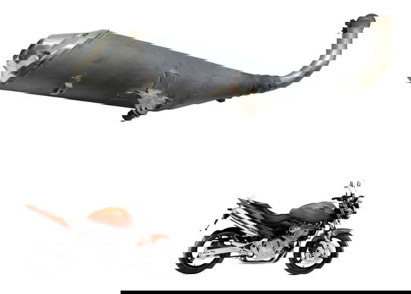 Ponteira Escapamento Honda Cb 600f Hornet 04-07 Original