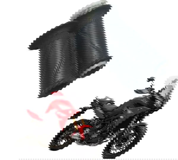 Par Manopla C/ Detalhes Yamaha Mt 09 Tracer Gt 20-24 Origina Preto