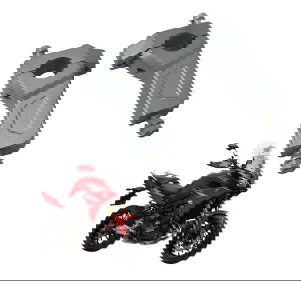 Par Riser Guidão C/detalhes Yamaha Mt 09 Tracer Gt 20-24 Ori