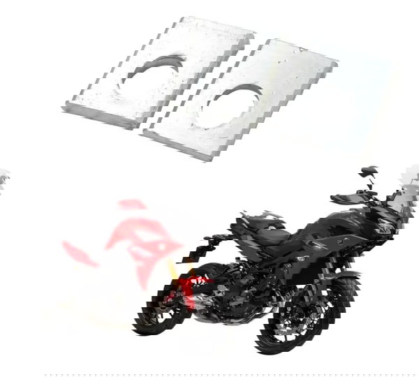 Par Esticador Corrente Yamaha Mt 09 Tracer Gt 20-24 Original Prateado