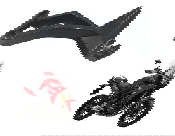 Suporte Pedaleira Tras Dir Det Yamaha Mt 09 Tracer Gt 20-24 Preto