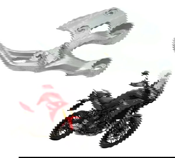 Suporte Pedaleira Dianteira Dir Yamaha Mt 09 Tracer Gt 20-24 Prateado