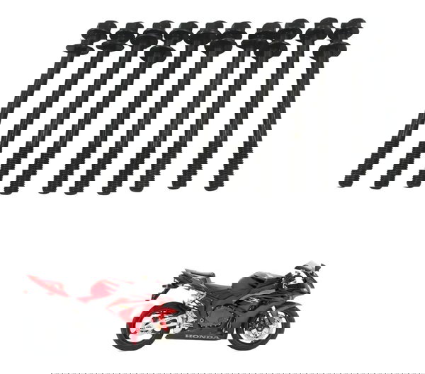 Jogo Parafuso Prisioneiro Cabeçote Honda Cbr 1000 Rr 04-07 O
