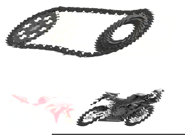 Kit Engrenagem Corrente Bomba Óleo Honda Cbr 1000 Rr 04-07 O