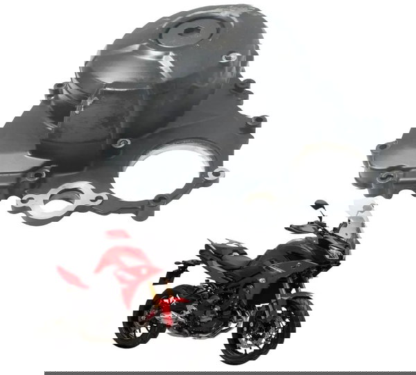 Tampa Motor Estator C/ Detalhes Yamaha Mt 09 Tracer Gt 20-24 Preto