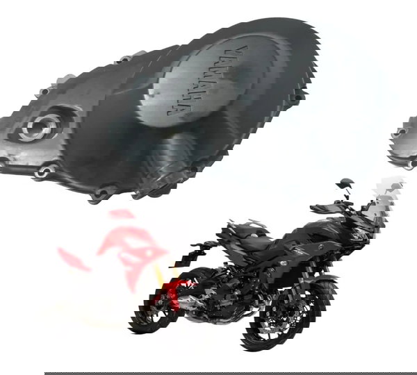 Tampa Motor Embreagem Yamaha Mt 09 Tracer Gt 20-24 Original Preto