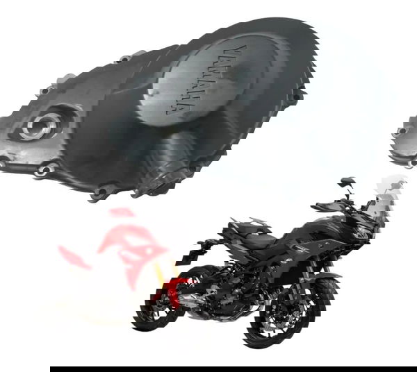 Tampa Motor Embreagem Yamaha Mt 09 Tracer Gt 20-24 Original Preto