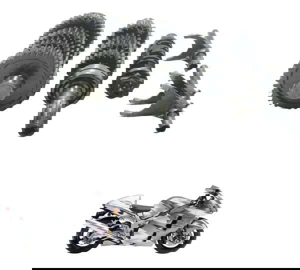 Caixa Marcha Câmbio C/ Detalhe Suzuki Hayabusa G1 99-07 Orig