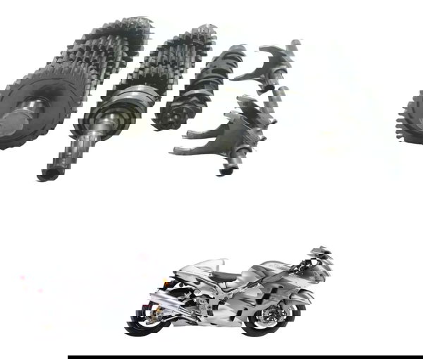 Caixa Marcha Câmbio C/ Detalhe Suzuki Hayabusa G1 99-07 Orig