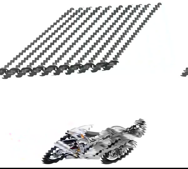 Jogo Parafuso Prisioneiro Maior Suzuki Hayabusa G1 99-07 Ori