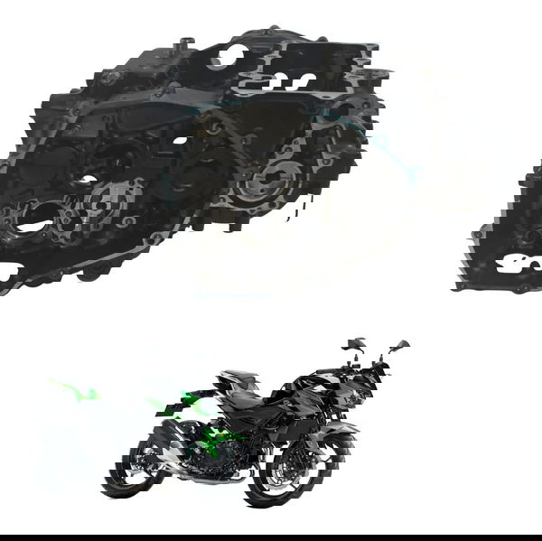 Carcaça Bloco Motor Nfe Kawasaki Ninja Z 400 19-23 Original