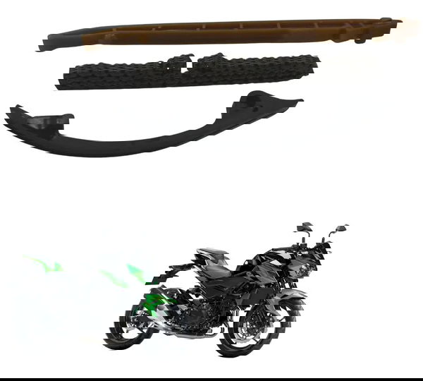 Kit Guia Tensor Corrente Comando Kawasaki Ninja Z 400 19-23