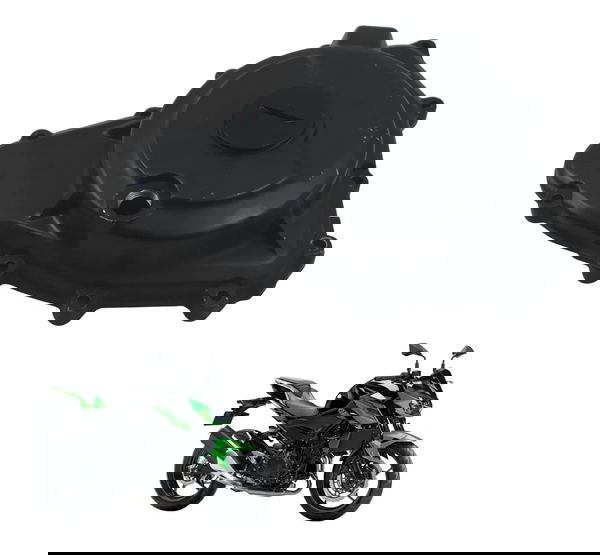 Tampa Motor Estator Esquerda Kawasaki Ninja Z 400 19-23 Orig Preto