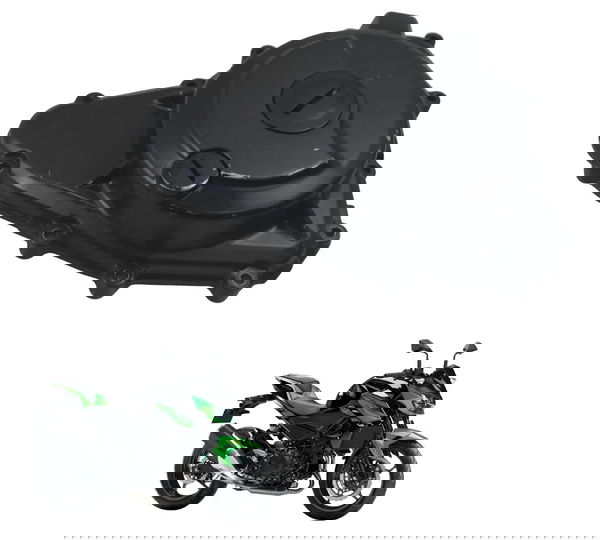 Tampa Motor Estator Esquerdo Kawasaki Ninja Z 400 19-23 Orig Preto