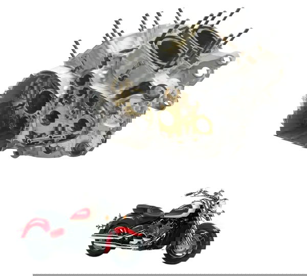 Carcaça Bloco Motor Ava Nfe Yamaha Xvz 1300 Royal Star 96-01