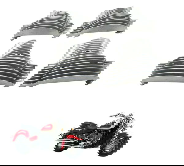 Jogo Acabamento Motor Yamaha Xvz 1300 Royal Star 96-01 Origi