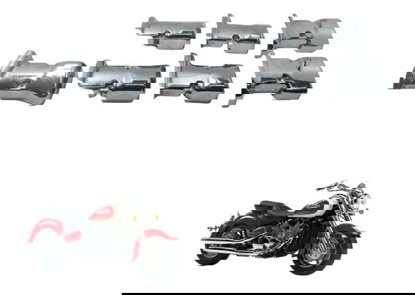 Jogo Tampa Acabamento Motor Yamaha Xvz 1300 Royal Star 96-01