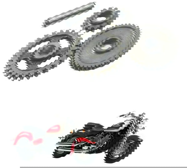 Jogo Engrenagem Redução Partida Yamaha Xvz 1300 Royal Star