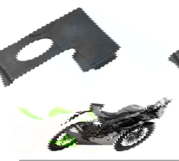 Acabamento Miolo Trava Banco Kawasaki Zx6r 08-12 Original Preto