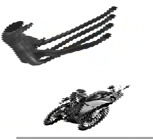 Curva Escape C/ Avaria Yamaha Yzf R1 09-15 Original